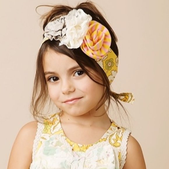 Mustard Pie  Headband Alice Wrap Pink Lemonade NWT - Picture 1 of 6